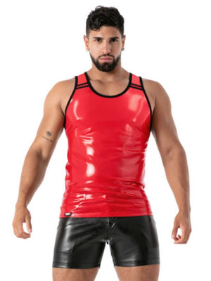 Datex-Tanktop Rot – TOF Paris