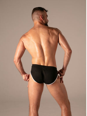 Rib Open Brief Schwarz – Absolu Male