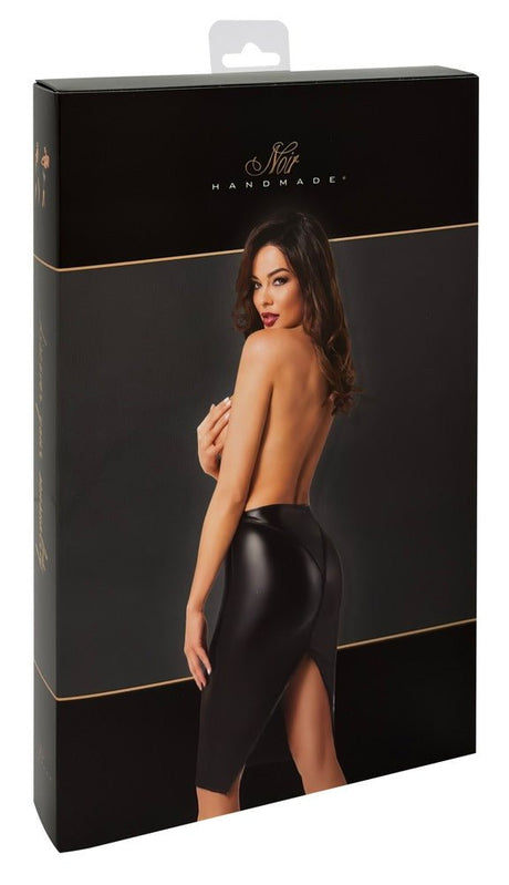 Rock in knieumspielender Länge - Noir Handmade - Hinreissend