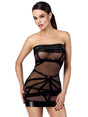 Schulterfreies Minikleid "Bondesque" - Noir Handmade - Hinreissend