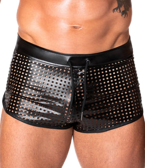 Schwarze Shorts H079 - Noir Handmade - Hinreissend