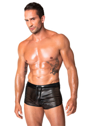 Schwarze Shorts H079 - Noir Handmade - Hinreissend