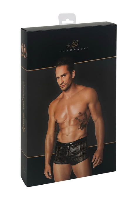 Schwarze Shorts H079 - Noir Handmade - Hinreissend