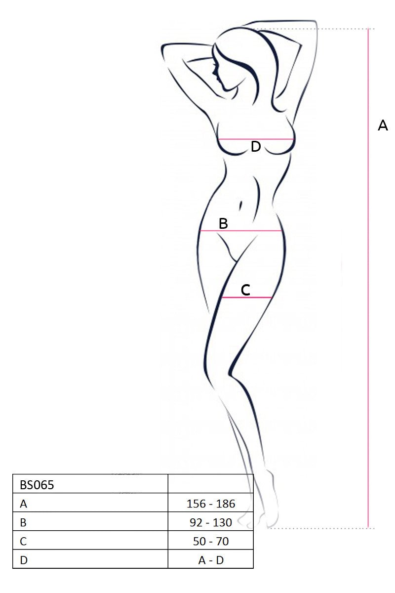 Schwarzer ouvert Bodystocking BS085 - Hinreissend