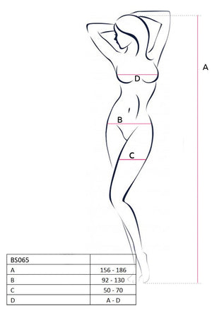 Schwarzer ouvert Bodystocking BS085 - Hinreissend