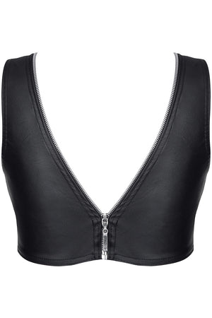 schwarzes Damen - Top Elisabetta - Demoniq - Hinreissend