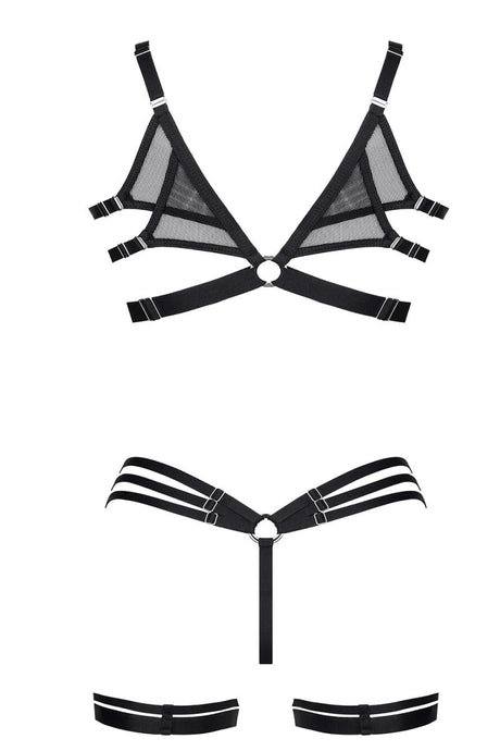 schwarzes Dessous Set ADORA - Demoniq - Hinreissend