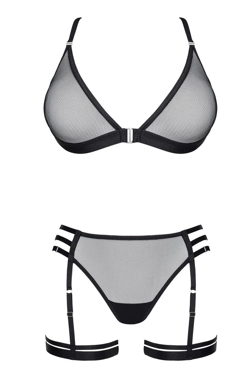 schwarzes Dessous Set ADORA - Demoniq - Hinreissend
