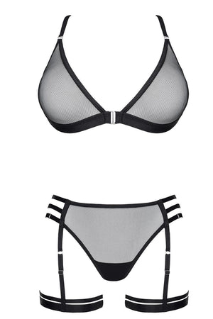 schwarzes Dessous Set ADORA - Demoniq - Hinreissend