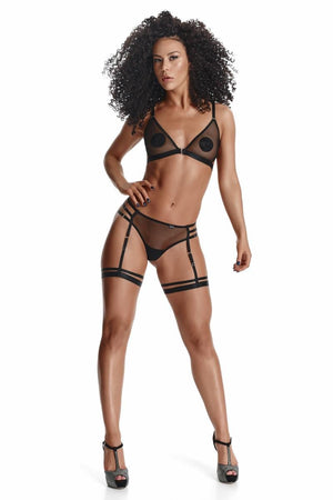 schwarzes Dessous Set ADORA - Demoniq - Hinreissend