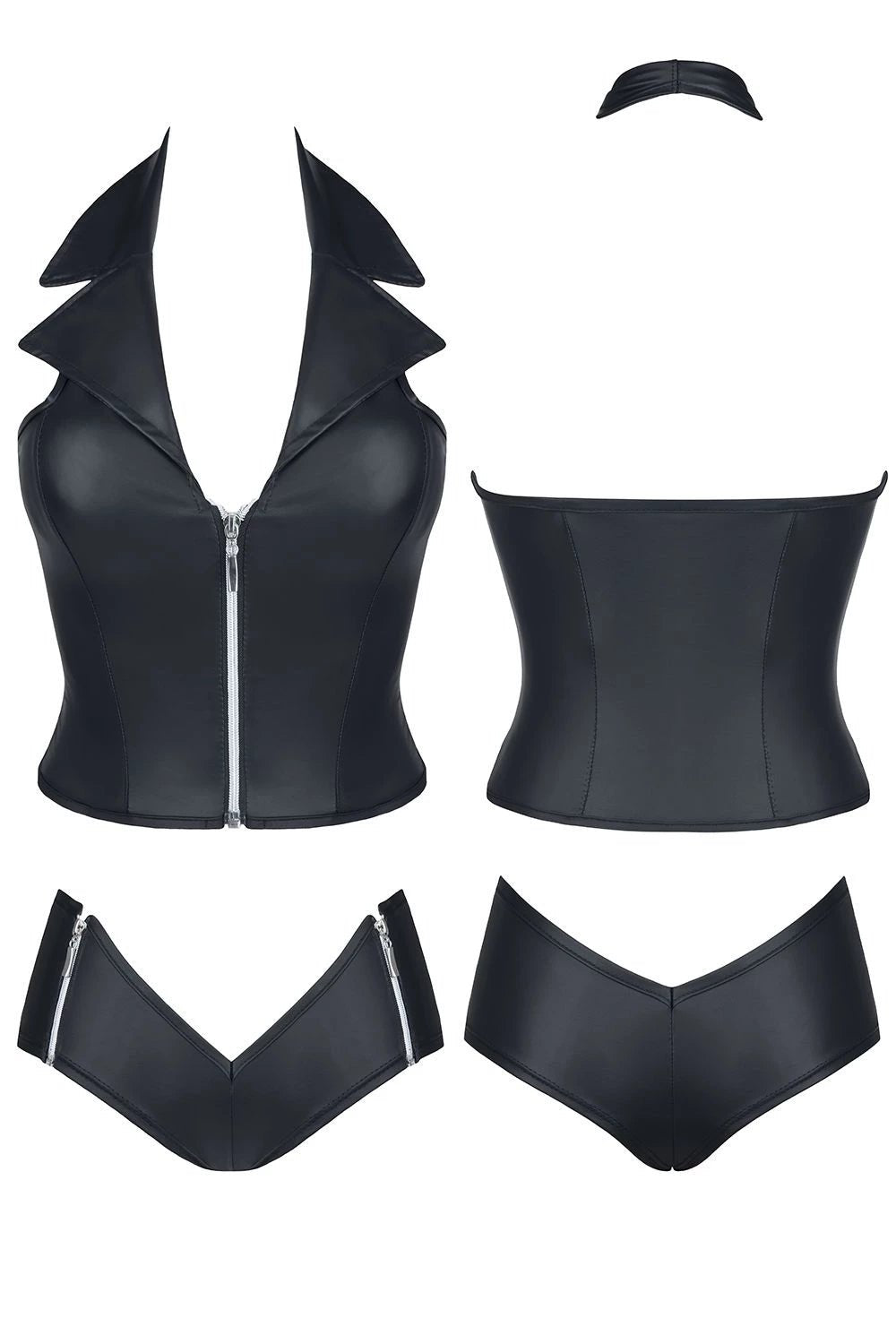 schwarzes Set Eva - Demoniq - Hinreissend
