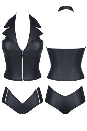 schwarzes Set Eva - Demoniq - Hinreissend