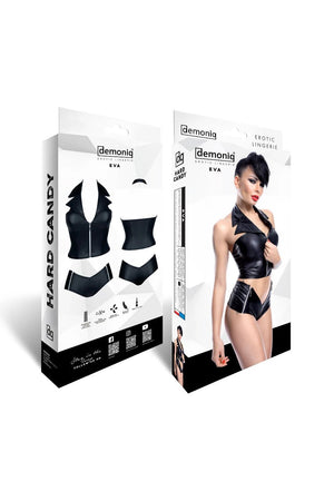 schwarzes Set Eva - Demoniq - Hinreissend