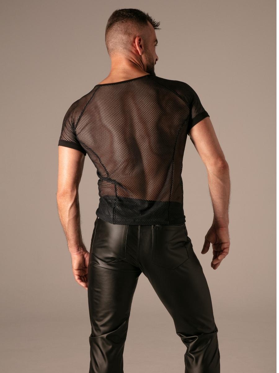 Seduction Mesh T-Shirt Schwarz – Absolu Male