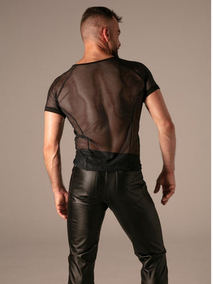 Seduction Mesh T-Shirt Schwarz – Absolu Male