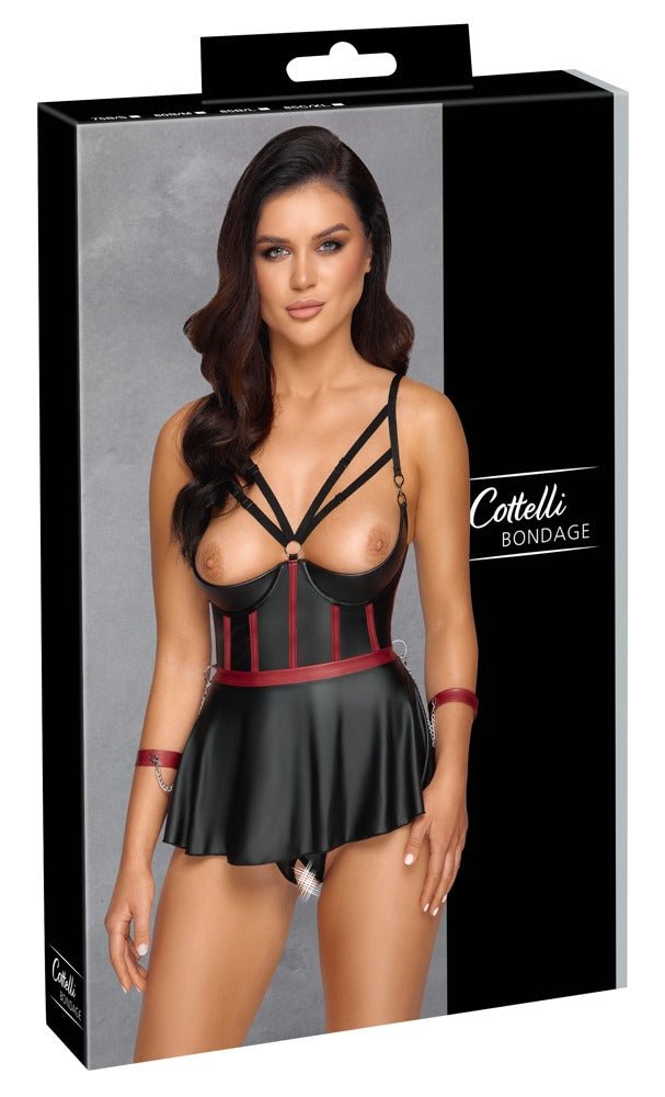 Set: Longline - Hebe, String ouvert & 2 Armfesseln - Hinreissend
