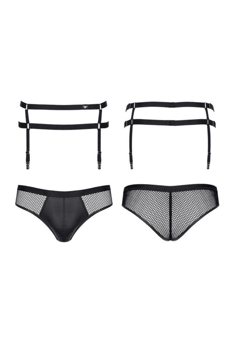 Slip + Strumpfhaltergürtel - CRDSET004 - Hinreissend