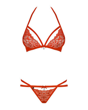 Soft - BH & String aus roter Spitze - Hinreissend