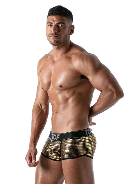 Star Mini-Shorts Gold – TOF Paris