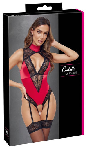 Straps - Body ouvert im edlen Material - Mix - Hinreissend
