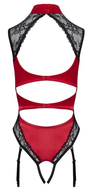 Straps - Body ouvert im edlen Material - Mix - Hinreissend
