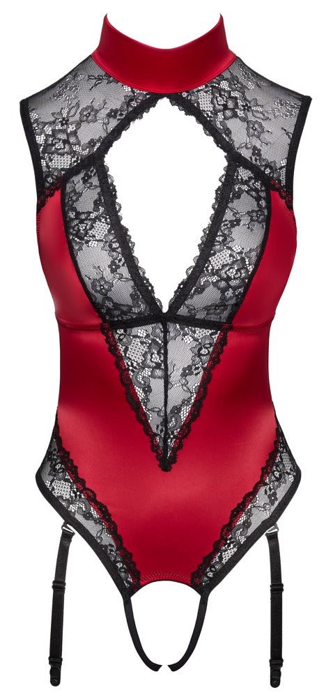Straps - Body ouvert im edlen Material - Mix - Hinreissend