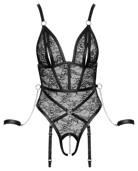 Straps - Body ouvert in Harness - Optik - Hinreissend