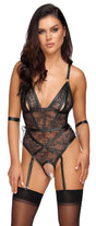 Straps - Body ouvert in Harness - Optik - Hinreissend