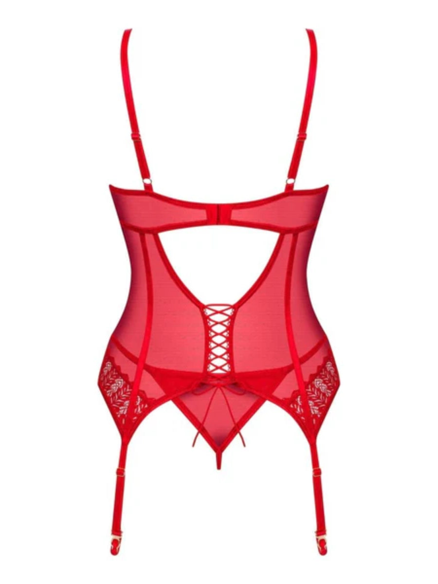 Straps-Corsage und String Set