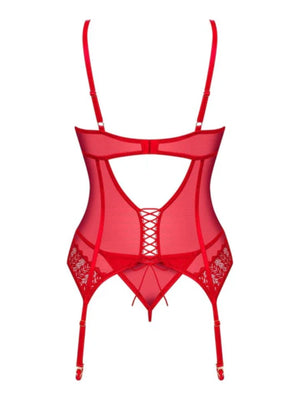 Straps-Corsage und String Set