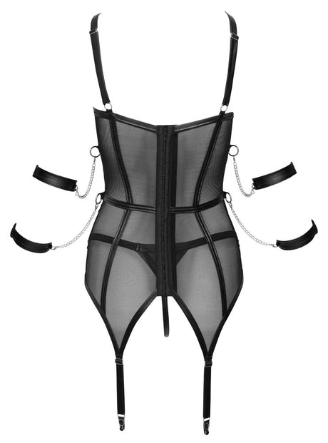 Strapshemd inklusive String plus 4 Fesseln - Hinreissend