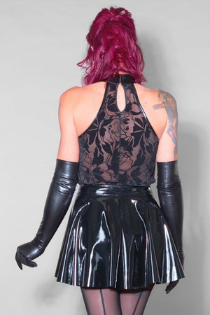 Stretchlack Minirock Gazelle - Madame XY - Hinreissend
