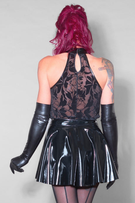 Stretchlack Minirock Gazelle - Madame XY - Hinreissend