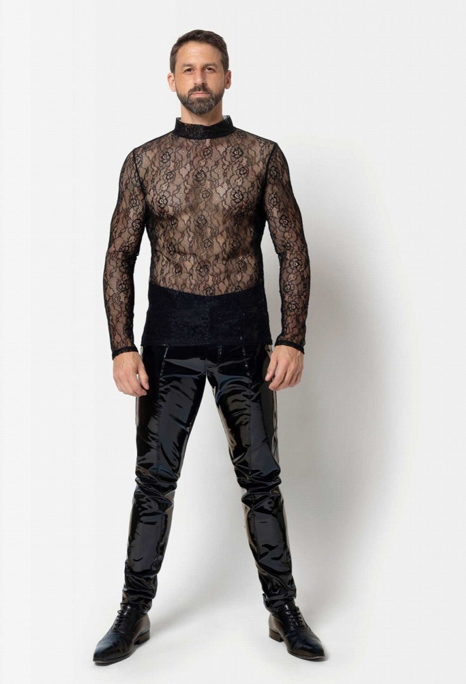 Stretchlackhose "Alrik" für Herren - Patrice Catanzaro - Hinreissend