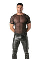 Transgressive Mesh T-Shirt Schwarz – TOF Paris - Hinreissend