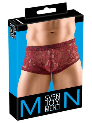 Transparente Spitzen - Pants dunkelrot – Svenjoyment - Hinreissend