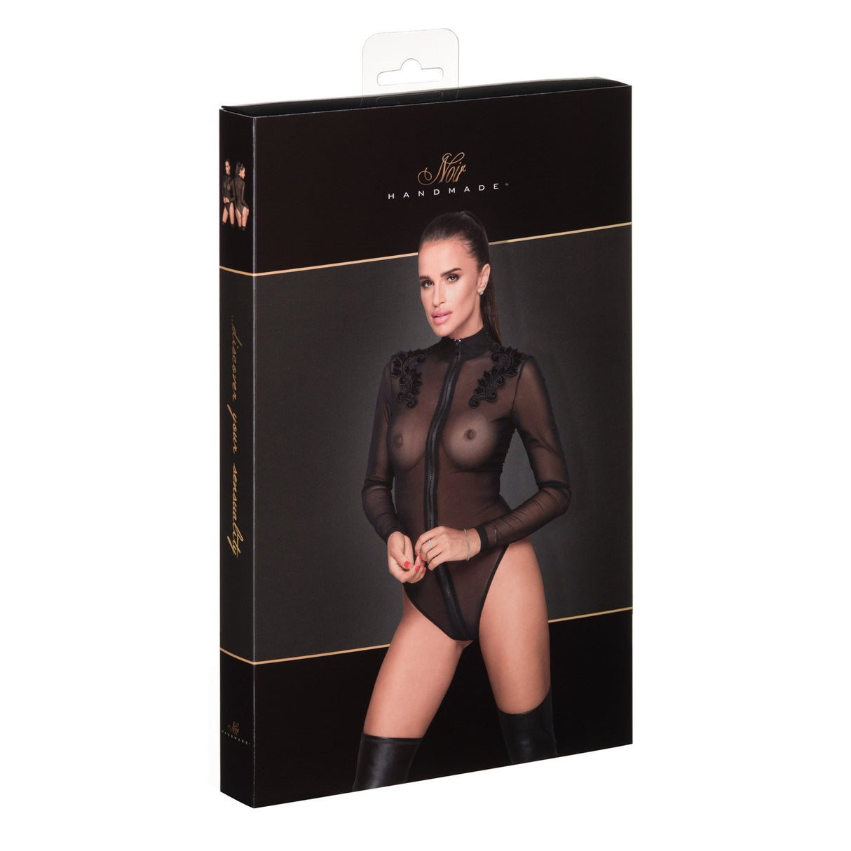 Tüllbody F221 – Noir Handmade - Hinreissend