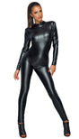 Wetlook Catsuit F230 – Noir Handmade - Hinreissend
