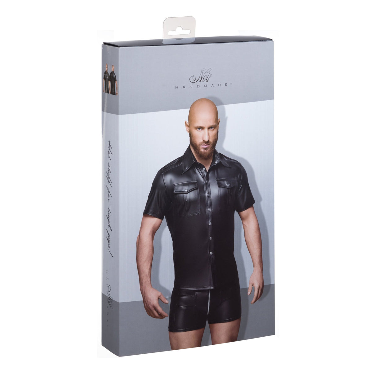 Wetlook Hemd H011 - Noir Handmade - Hinreissend