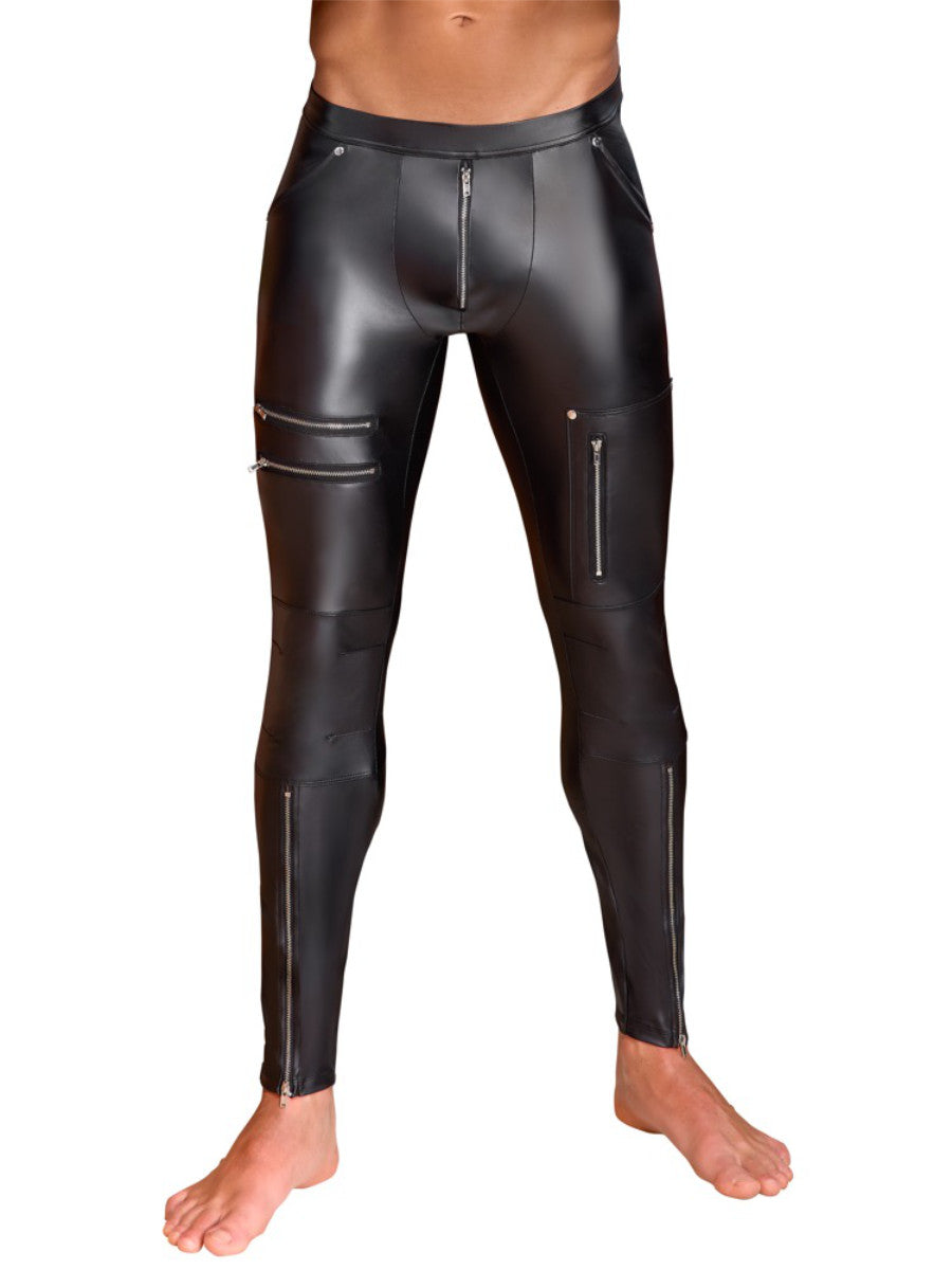 Wetlook-Hose mit Zipper – NEK