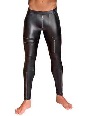 Wetlook-Hose mit Zipper – NEK