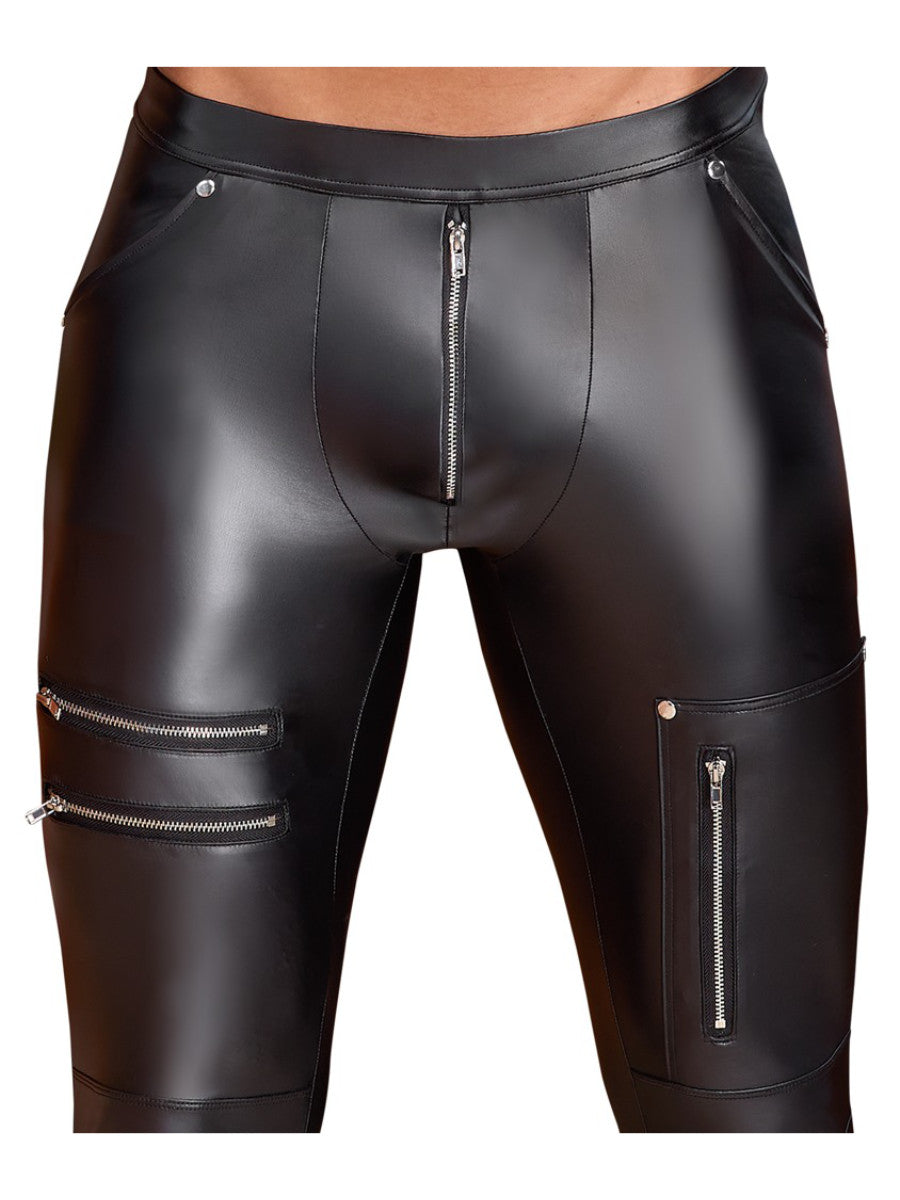 Wetlook-Hose mit Zipper – NEK
