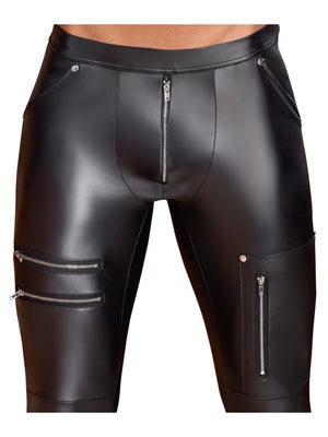 Wetlook-Hose mit Zipper – NEK