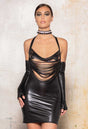 Wetlook Kleid "Calicia" - Hinreissend