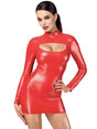 Wetlook Langarmkleid "Vixen" - Noir Handmade - Hinreissend