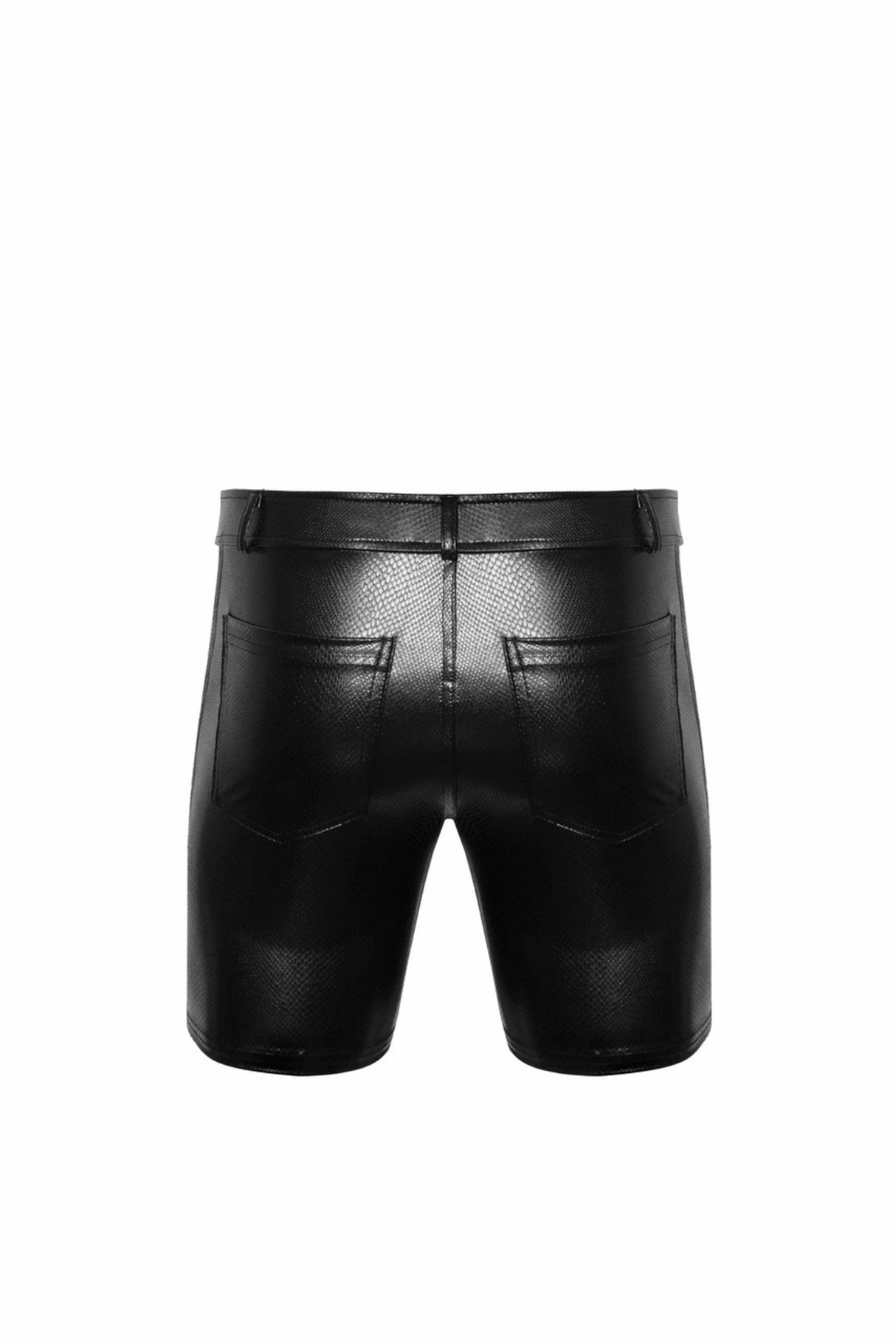 Wetlook Shorts "SNAKE" - Noir Handmade - Hinreissend