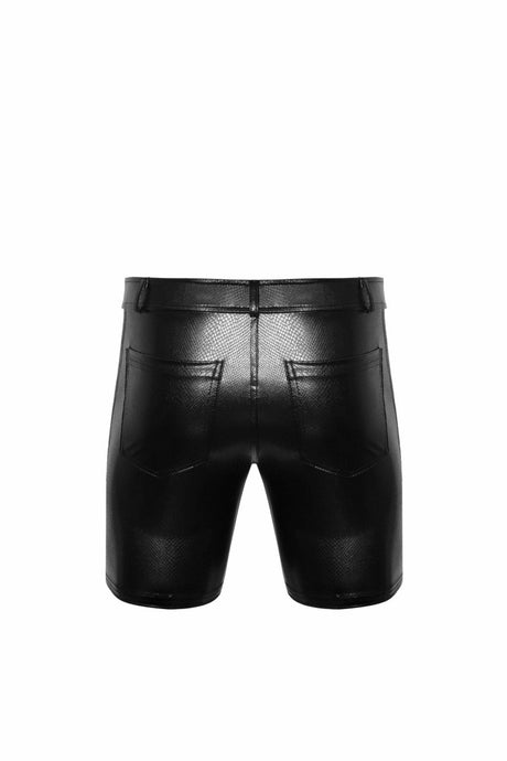 Wetlook Shorts "SNAKE" - Noir Handmade - Hinreissend