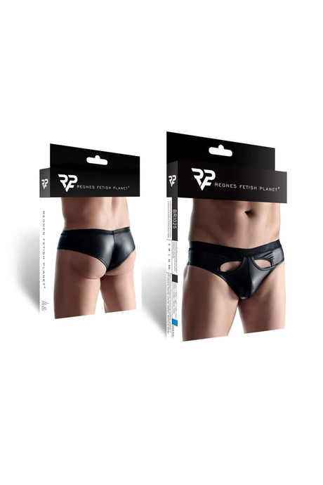 Wetlook - Slip von Regnes Fetish Planet: Pure Eleganz in Schwarz - Hinreissend