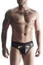 Wetlook - Slip von Regnes Fetish Planet: Pure Eleganz in Schwarz - Hinreissend