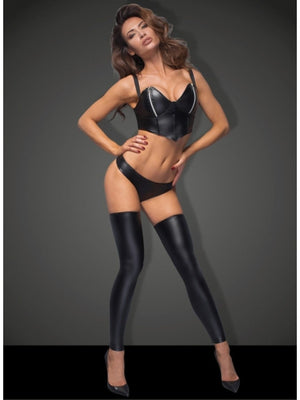 Wetlook Strümpfe - Noir Handmade - Hinreissend